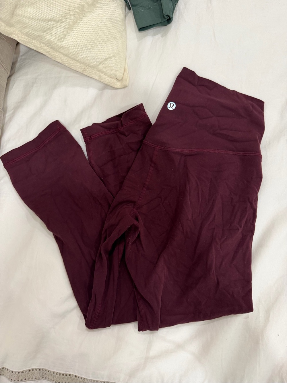 23” Lululemon Align Burgundy Leggings